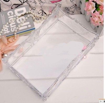 Clear Acrylic Cosmetic box Storage Cosmetic Organizer Makeup case Gift 