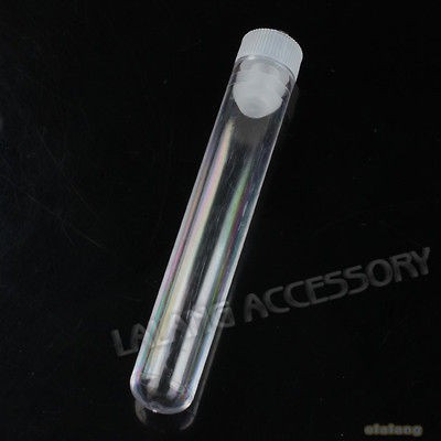 25pcs White Test Tube / Plastic Wish Bottles DIY D353