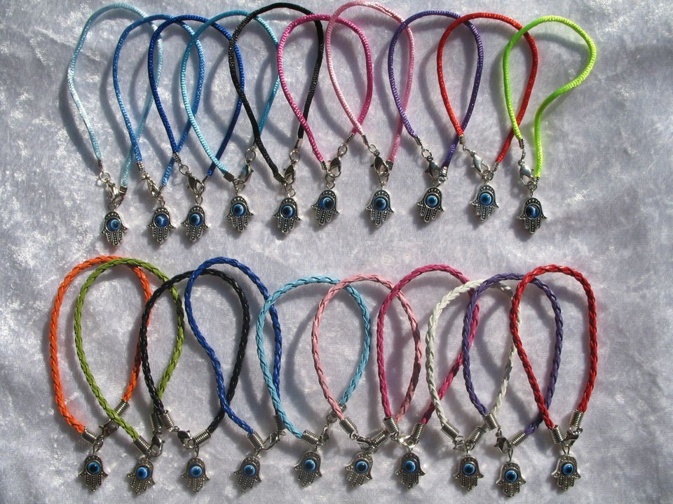   of Fatima Evil Eye Religious Bracelet *Choose Wristband Design/Colour