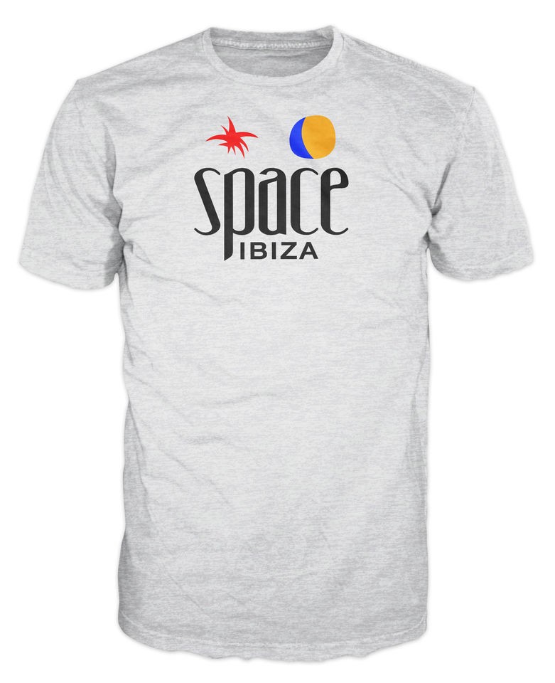 Space Ibiza Nightclub Pacha Clubbing DJ T Shirt (Grey)