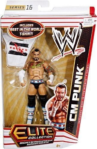 CM PUNK WWE MATTEL ELITE SERIES 16 ACTION FIGURE TOY