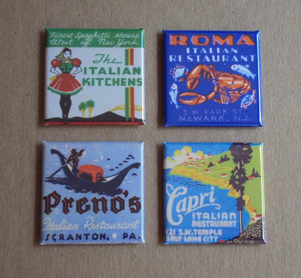   FRIDGE MAGNET Set kitchen preno roma lobster capri new jersey