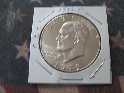 1973 P BU EISENHOWER DOLLAR VERY NICE COIN