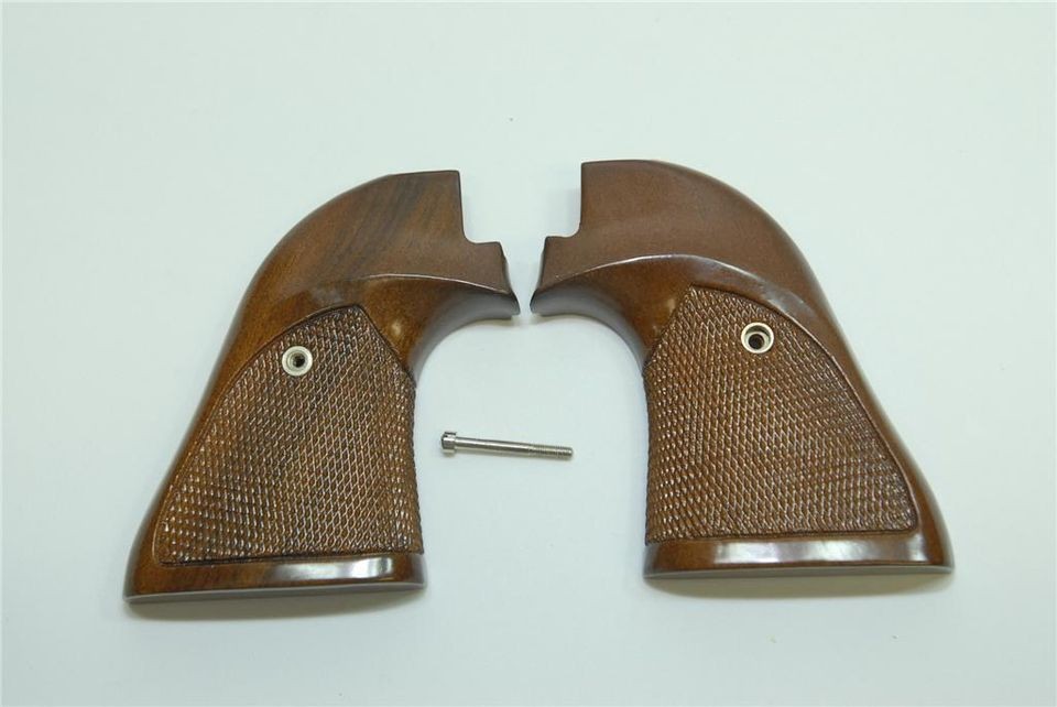 Colt Peacemaker Scout .22 Revolver Gun Grips Checkered 22 LR Long 