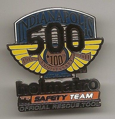 2011 Indianapolis 500 Collector Holmatro Safety Team Lapel Pin