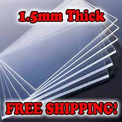   x11x1/16 sheet of CLEAR Acrylic 1.5mm 0.060in plastic plexiglass