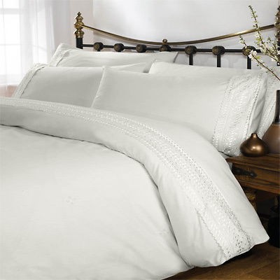 Hampton Duvet Cover Set, White, King