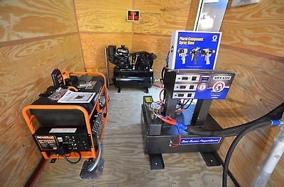 TRAILER RIG Spray Foam Insulation Rig Equipment Machine w Graco Fusion