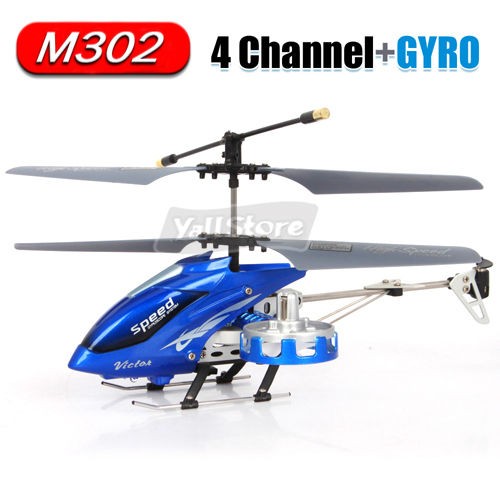 M302G 4CH 4 Channel RC Remote Control Helicopter with GYRO RTF 