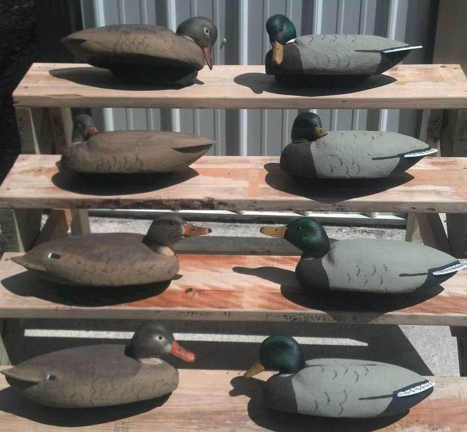 Custom Cork Decoy, Hand carved, mallard duck decoy, pilesgrove decoy