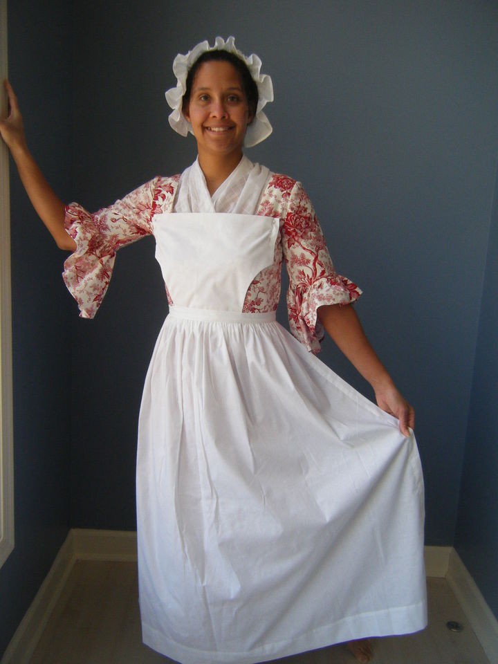 Pinner Apron for Colonial Revolutionary Civil War Costume