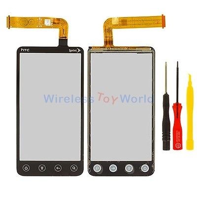   HTC Sprint EVO 3D New Touch Screen Digitizer Glass Replacement+Tools