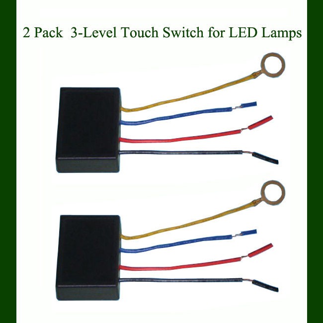 Pack LED Lamp Parts3 Level Touch Switch For LED Lamps Working 