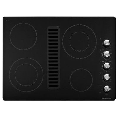 30 electric cooktop downdraft in Cooktops