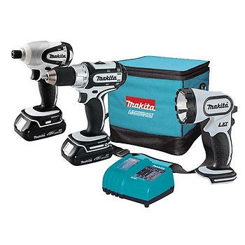 Makita 18V Cordless Lithium Ion 3 Piece Combo Kit LCT300W NEW