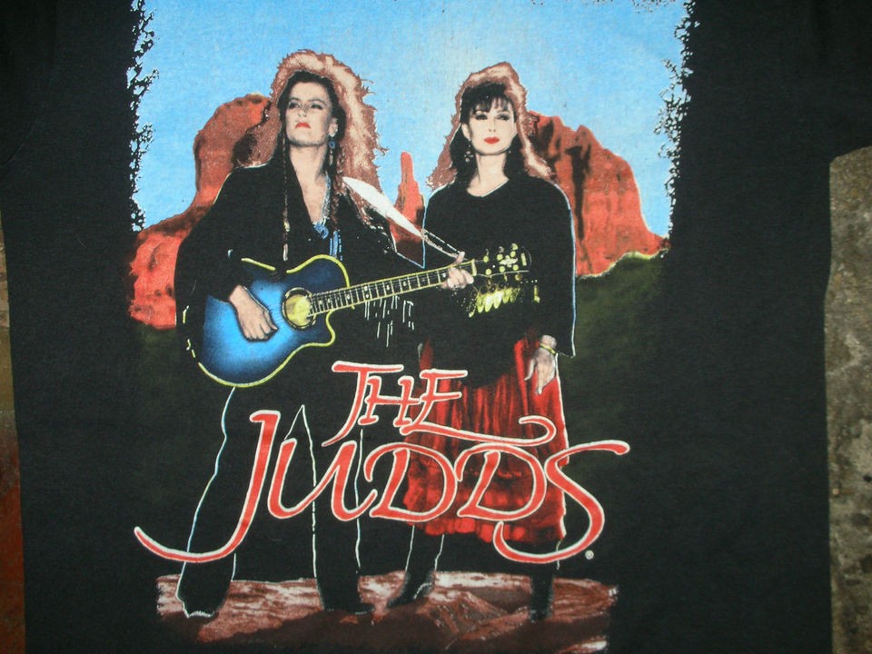 VTG 90s THE JUDDS CONCERT TOUR BAND T SHIRT COUNTRY ROCK ALABAMA