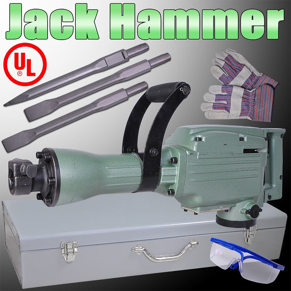 Demolition Hammer 1240W Electric Concrete Breaker Jack w/ Punch 