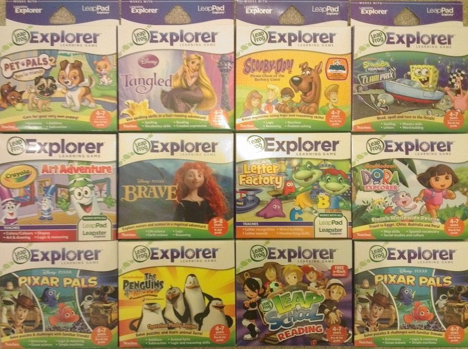   Leapster Explorer Leappad Leappad2 New Game Disney Pixar Brave Jake