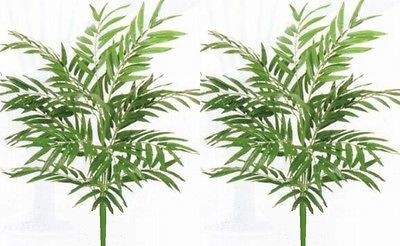 PALM 3 ARTIFICIAL SILK ARRANGEMENT TREE PLANT FLORAL