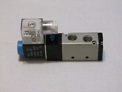 Way Directional Solenoid Valve 120V 60 Hz Coil 1/4 NPT work ports 1 