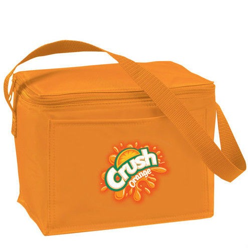 ORANGE CRUSH Collapsible Cooler Ice chest lunch box New w/ Front 