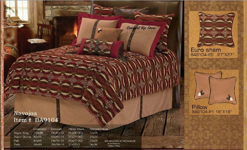 Bedding southwestern comforters