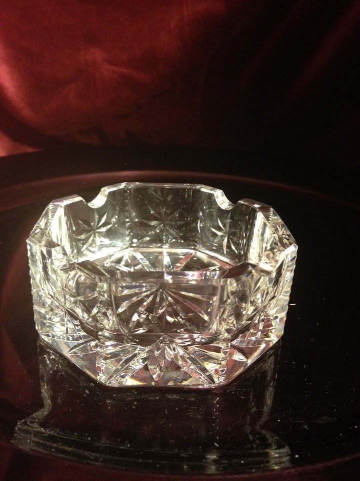 crystal ashtray star