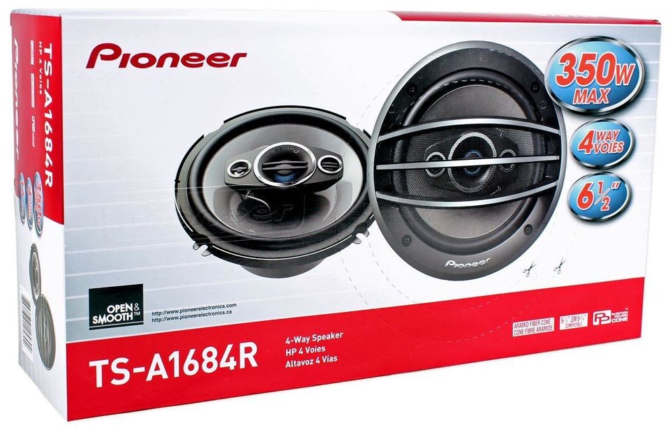   A1684R 6.5 1400 Watt 4 Way Car Stereo Speakers TSA1684R PAIR NEW