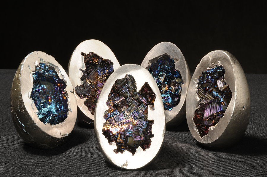 Bismuth Geode Crystal Dragon Egg. Unique Gift Free US Shipping until 