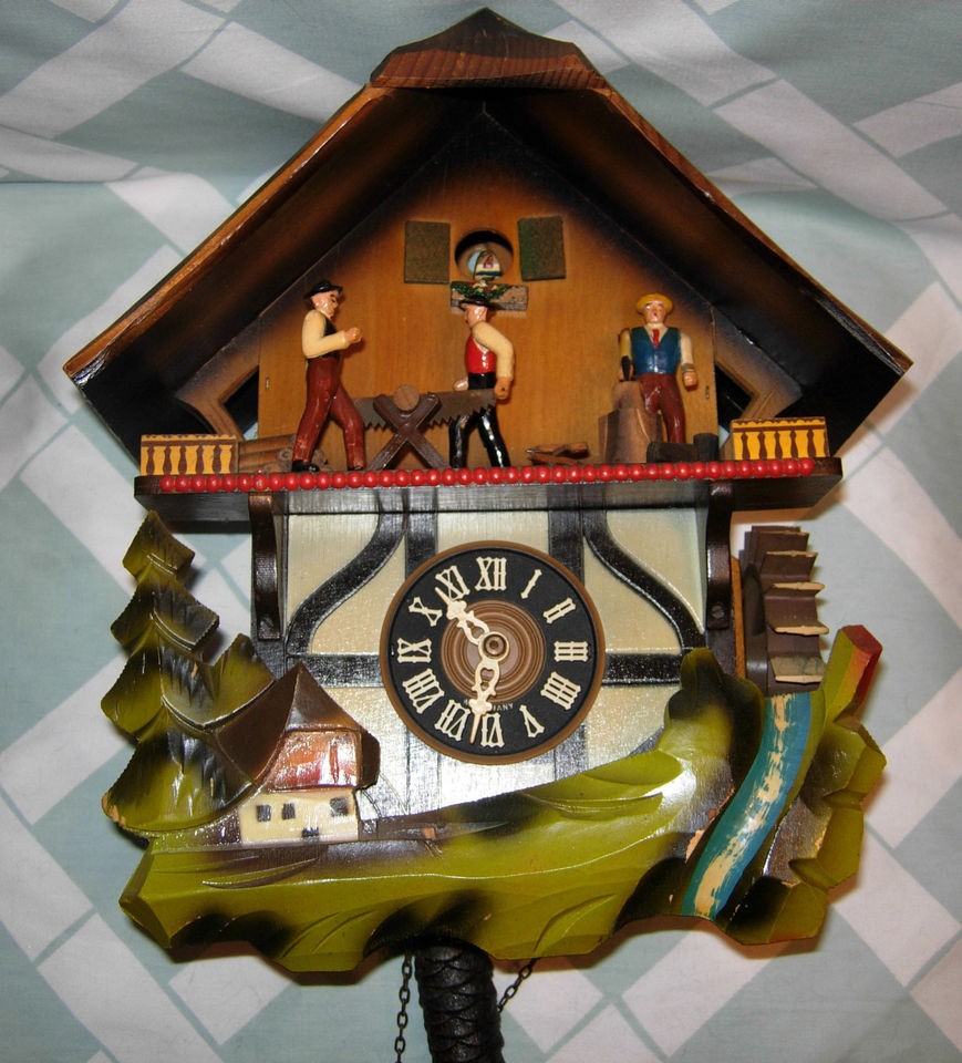 1969 german cuckoo clock black forest