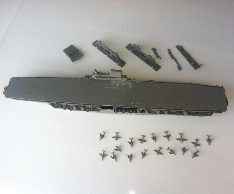 Revell USS Coral Sea CV 43 CVA 43 1/542 Built Parts Model