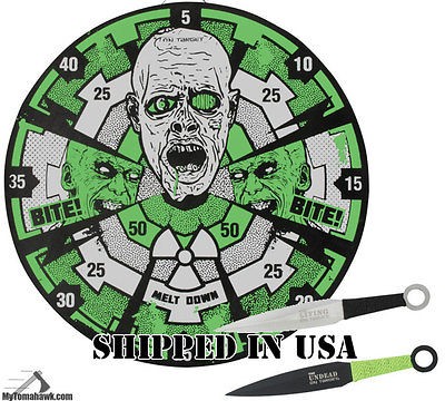 United Cutlery XL1530 Zombie Apocalypse Meltdown Target w/ Throwing 