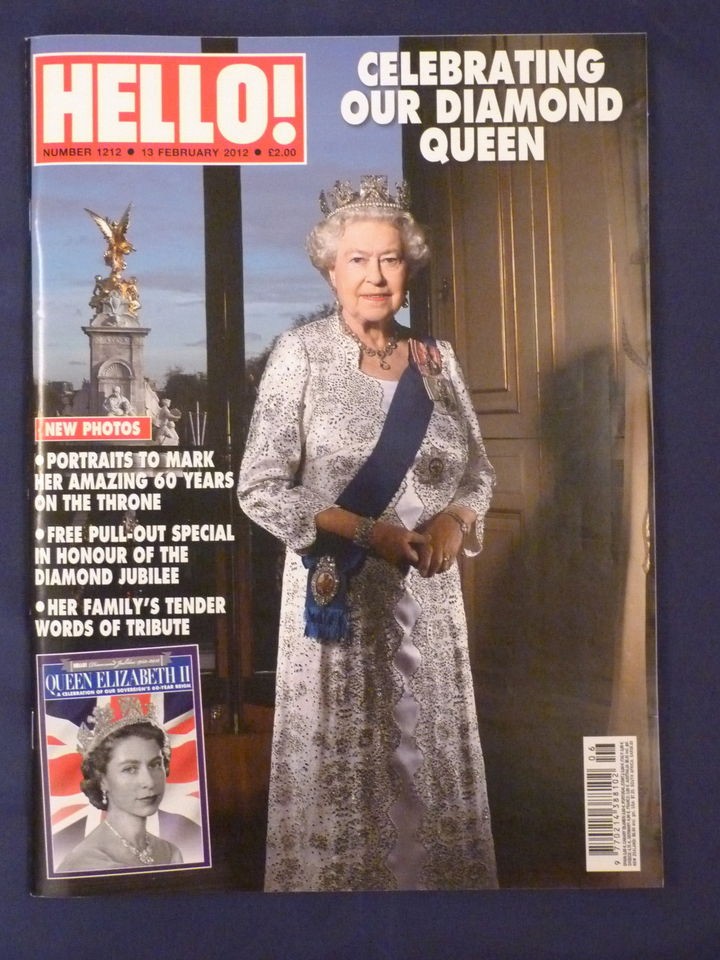 QUEEN ELIZABTH ii DIAMOND JUBILEE HELLO MAGAZINE CELEBRATION EDITION 