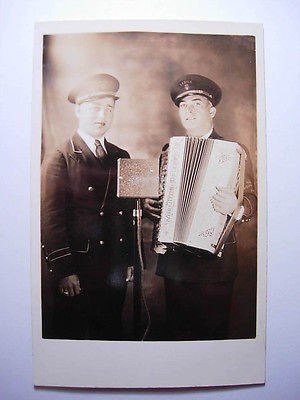 1933 rppc WURLITZER DALLAPE ACCORDIAN PLAYED Postcard y8493