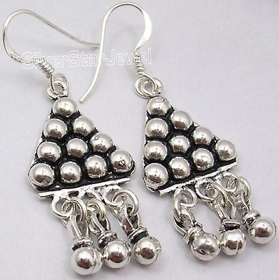   , Artisan Jewelry  Earrings  Sterling Silver (w/o Stone)