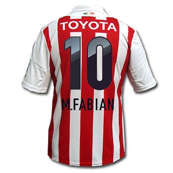 ADIDAS CHIVAS DE GUADALAJARA MARCO FABIAN HOME JERSEY 2012/13 MEXICO.