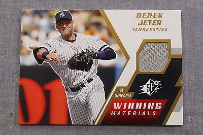   JETER New York YANKEES 2009 UPPER DECK SPX WINNING MATERIALS GU JERSEY