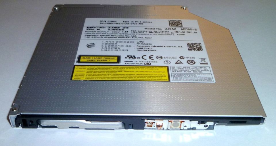 OEM Dell Latitude E4300 E4310 DVD RW DRIVE UJ8A2 38DGC #