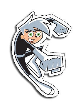 DANNY PHANTOM Car Bumper Sticker decal 71x102mm