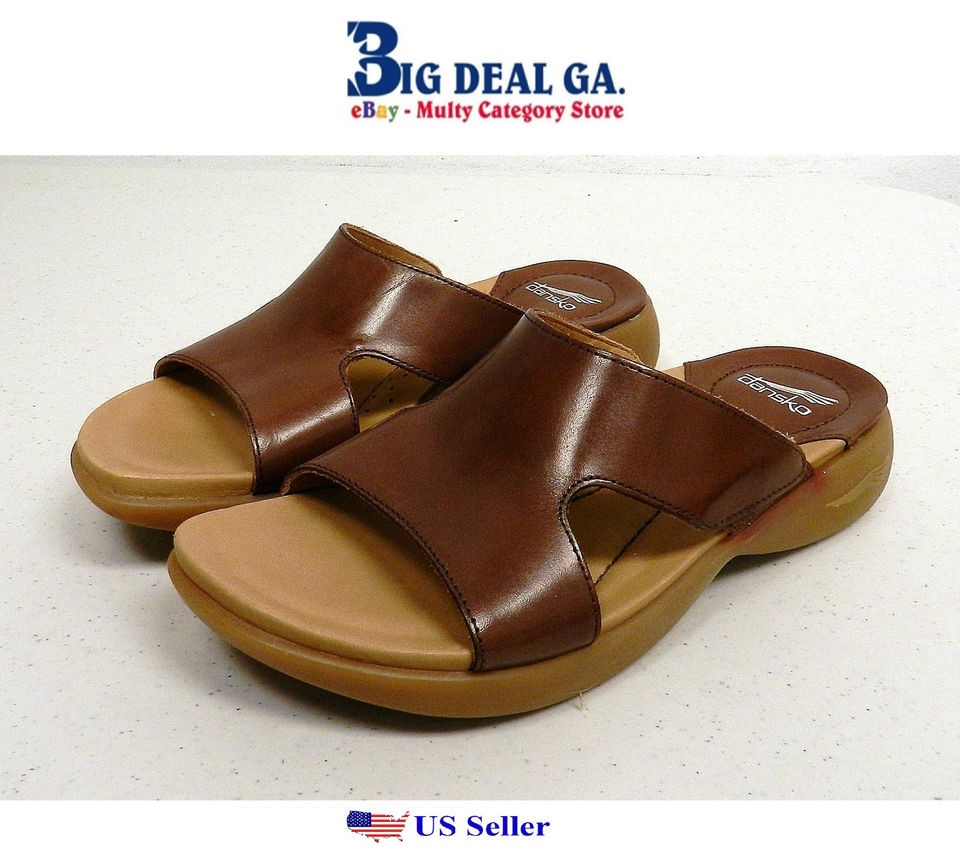 Dansko Della Brown Veg Tan Womens Sandals Diff Sizes New