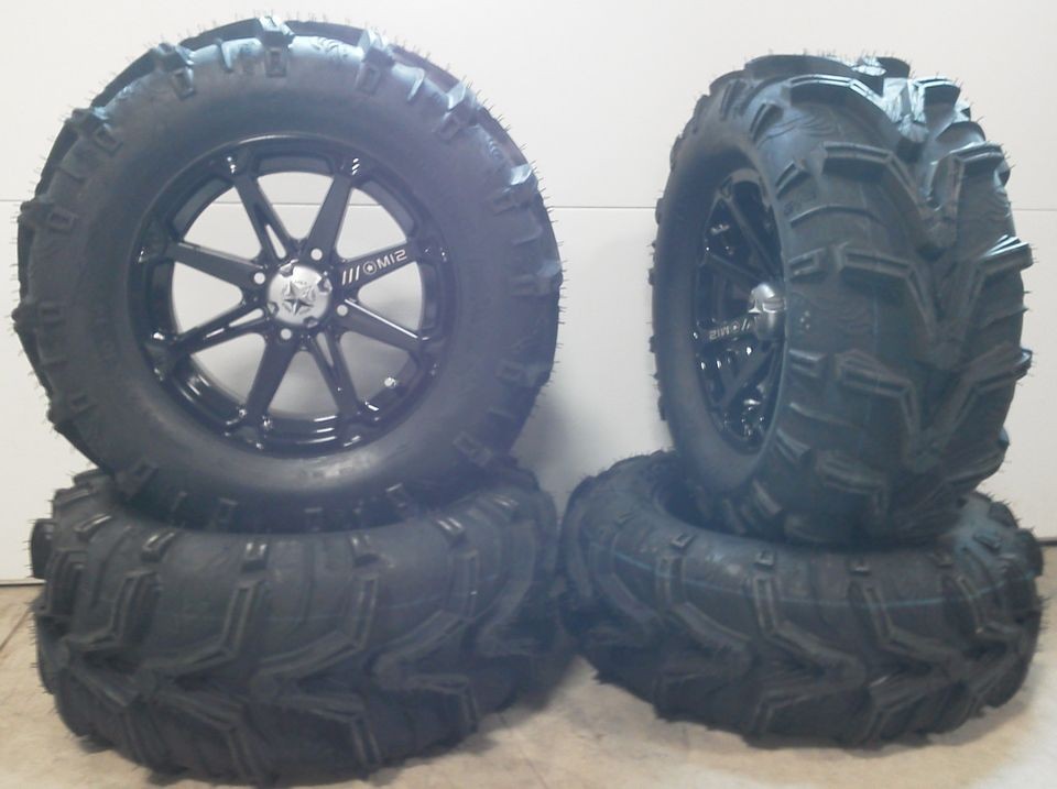 MSA Diesel 14 ATV / UTV Wheels 27 EFX MotoMax Tires Sportsman RZR 