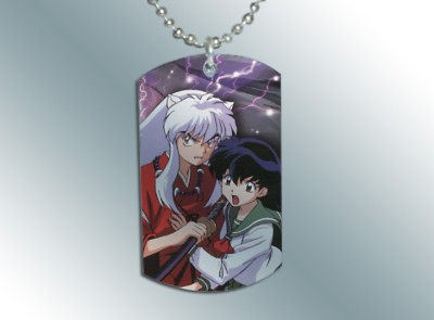 Inuyasha Kogume Dog Tag Pendant Necklace