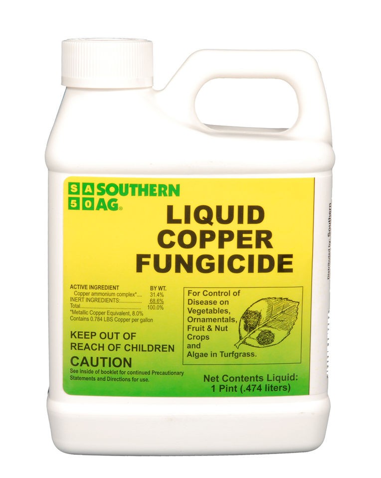 COPPER LIQUID FUNGICIDE New Formula, Fruits, Vegs PINT