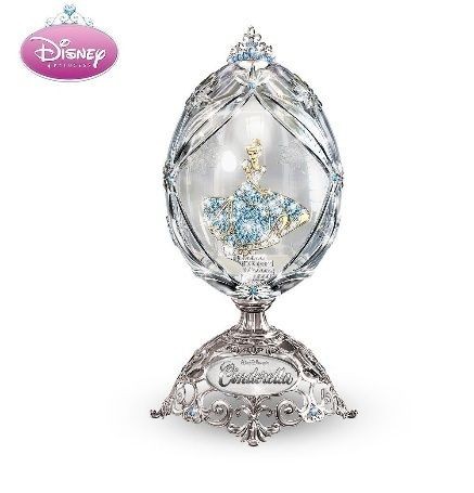 Sparkling Cinderella Egg   Elegant Cinderella Egg Music Box Bradford 