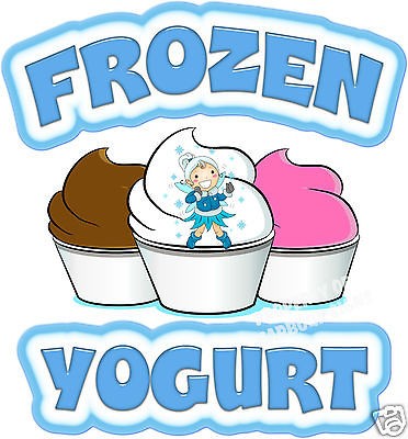 Frozen Yogurt Decal 14 Ice Cream Concession Restaurant Food Truck 