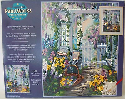 16 X 20 Paint By Number Kit Dimensions PaintWorks 91140 Garden Gate