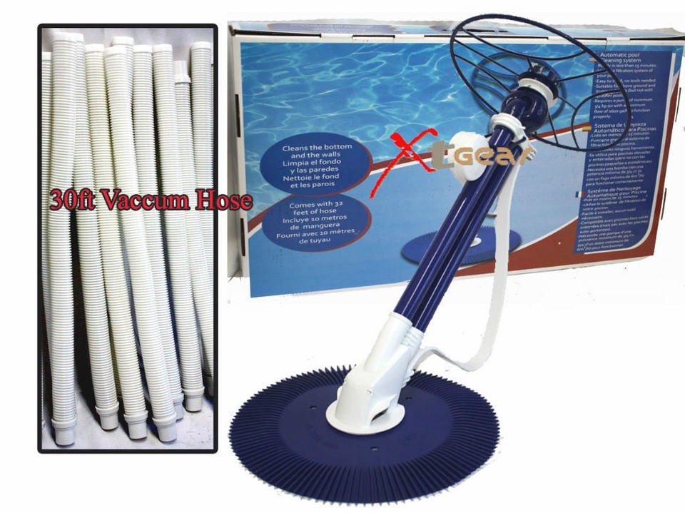   SWIMMING POOL CLEANER INGROUND ABOVE GROUND + VACUUM 30FT HOSE