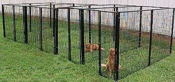 Outdoor Dog Kennels,Pet Fencing,Cages,​Large,Pen 4 Runs