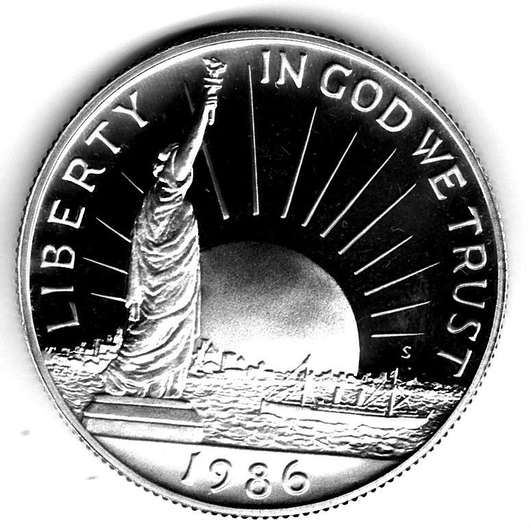 1986 half dollar liberty