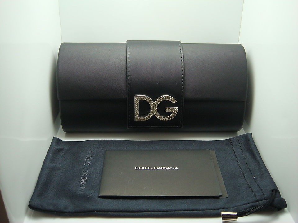 NEW DOLCE & GABBANA SUNGLASS CASE w/ DOLCE & GABBANA LENS CLEANING 